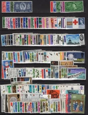 GB QEII 1953-1970  all Pre Decimal Commem BASIC  Sets EXCLUDES EARLY PHOS' M/M