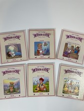 The Talking Mother Goose Fairy Tales 5 BOOKS ONLY Worlds Of Wonder 1986 Vintage