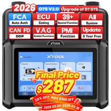 2026 XTOOL D7S V2.0 Full System Diagnostic Sc...
