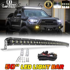 Curved 202632384450 Led Light Bar Single Row Off Road Driving Atv Suvwire