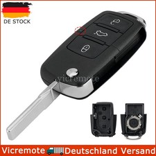 Klapp Auto Schlüssel Gehäuse für VW Golf 5 Passat Jetta Polo Tiguan Eos Caddy