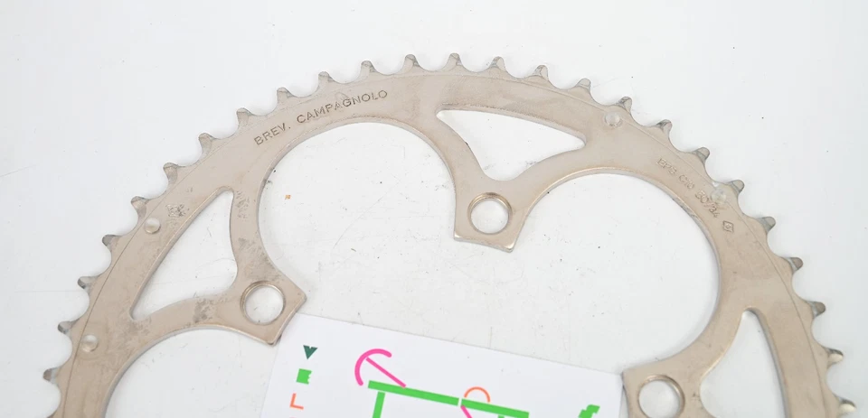 Plato Campagnolo RECORD 110mm BCD 34 dientes 10 velocidades UD Ultra Drive EPS C10 Foto 2 de 3