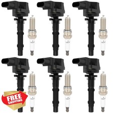 ECCPP 6x Ignition Coils and 6x Iridium Spark Plugs Dodge Mercedes Sprinter