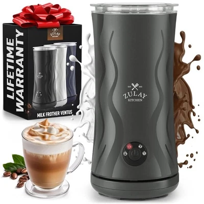 Zulay Kitchen 4-in-1 Milk Frother Ventus and Steamer