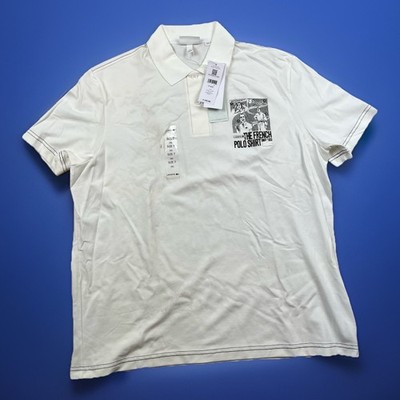NWT Lacoste Men's The French Polo Shirt White Sz 2XL Short Sleeve Retail $145