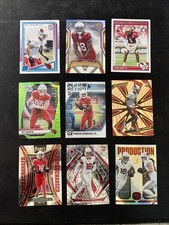 Arizona Cardinals 9 Card Lot - Trey McBride, Marvin Harrison Jr.