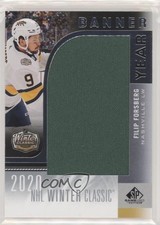 2020-21 SP Game Used NHL Winter Classic Banner Year Relics Filip Forsberg 12g7