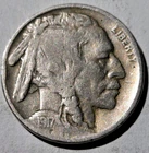 U.S. Coin - 1917 5¢ Buffalo Nickel (Philadelphia Mint)