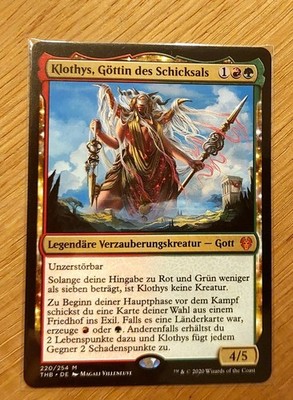 Magic MTG: Klothys, Göttin des Schicksals, God of Destiny, DEUTSCH, Gott, Mythic