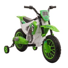Aosom 12V Kids Motorcycle Dirt Bike Electric Battery-Powered Ride-On Toy Off-roa