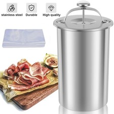 Schinkenkocher Druckschinkenkocher Edelstahl-Fleischpresse Schinkenpresse Form