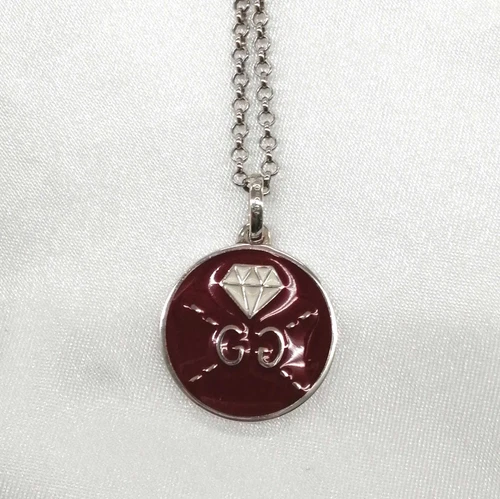 Collana fantasma GUCCI ARGENTO con scatola ottima