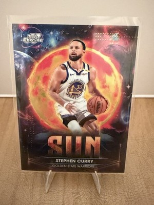   STEPHEN CURRY SUN 2025-26 TOPPS COSMIC CHROME PLANETARY PURSUIT WARRIORS NBA