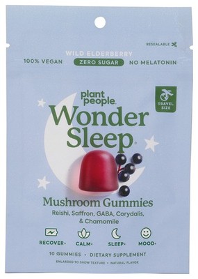 Plant People Wonder Sleep Mushroom Gummies Dietary Supplement 10