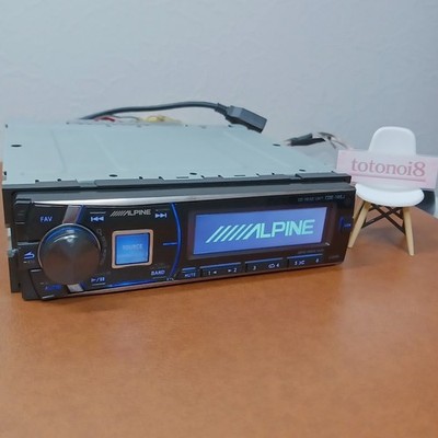 Alpine CDE-145J 1DIN Car Audio CD Receiver USB AUX Input Tested