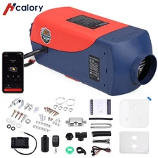 Hcalory 8KW 12V-24V Parking Diesel Air Heater bluetooth Thermostat Truck RV Car