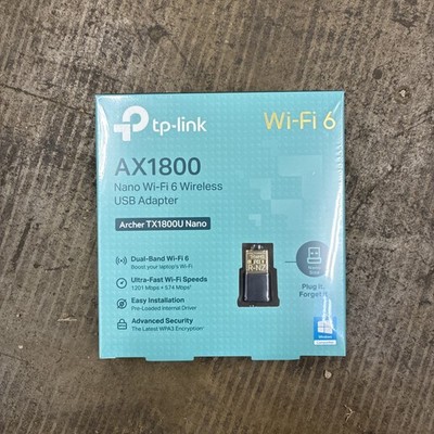 TP-Link - AX1800 Nano Wi-Fi 6 Wireless USB Adapter