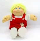 Cabbage Patch Kid 1984 Blonde Doll  Red Romper Shoes HM2