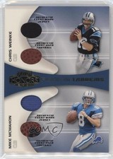 2001 Honors Rookie Tandems Jerseys & Footballs Chris Weinke Mike McMahon 1u6