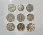 Canadian Coins 1940-2007 Some Silver Coins See Description