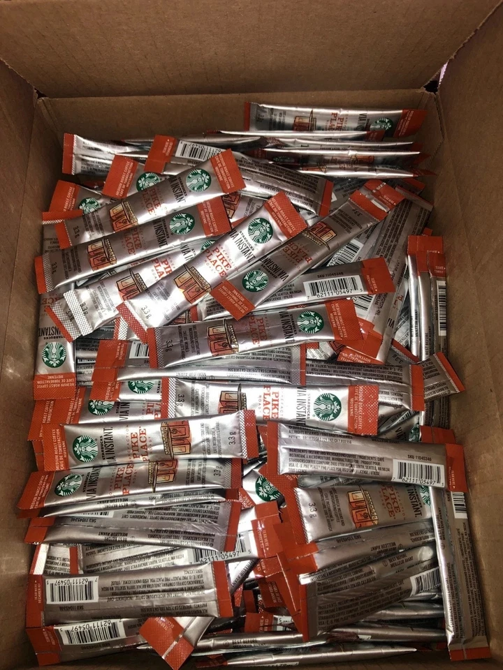 Starbucks Via 2.1 g Instant packets Pike Place roast 104 pcks bb2022