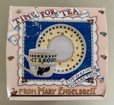 Mary Engelbreit Tea and Sauver set NEW IN BOX.