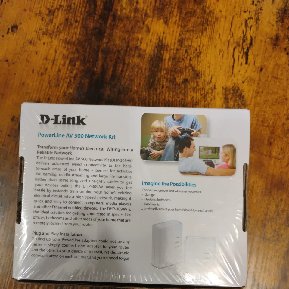 D-Link PowerLine AV500 Mini Adapter Starter Kit (DHP309AV) - Image 3 of 4
