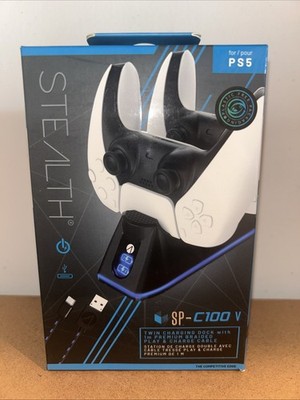 Twin Charging Dock inklusive Kabel (schwarz) (Playstation 5) (Neuware)