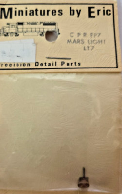 Miniatures by Eric CPR FP7 Mars Light LT7 HO Scale Brass Detail Part NOS