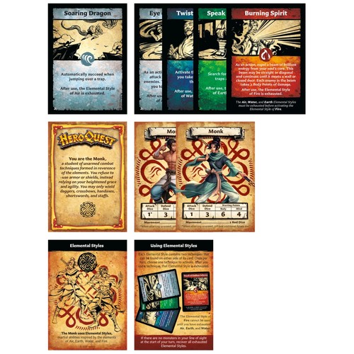 HeroQuest Path of the Wandering Monk - IN STOCK AND READY TO SHIP - Hasbro - Picture 5 of 7