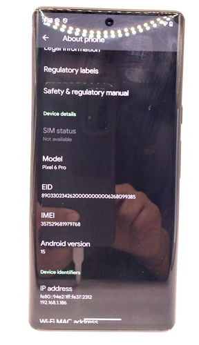 Google Pixel 6PRO _ 128GB - screen flickering - Picture 2 of 10
