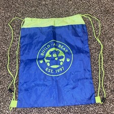 Build a Bear Workshop Toy Bear Carrier Bag Backpack / Draw String Bag