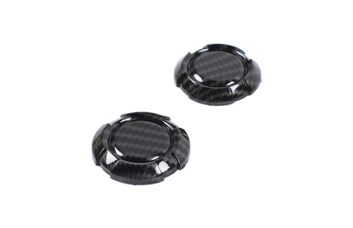 Cubierta de ojo de cerradura de puerta con aspecto de fibra de carbono para Jeep Wrangler JL JT 2018-2024 - Imagen 8 de 10