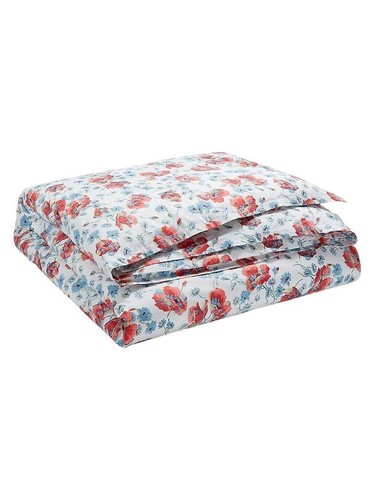 RALPH LAUREN Kylah Floral FULL/ QUEEN DUVET SET 3P Red Blue Poppies New $300 - Picture 5 of 10