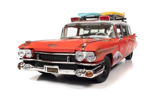 Auto World 1:18 1959 Cadillac Eldorado Surf Shark Diecast Car AW312 Limited Red - Picture 8 of 8