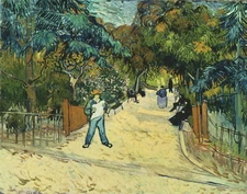 VINCENT VAN GOGH Poster or Canvas Print "Entrance to the Public Gardens in Arle"