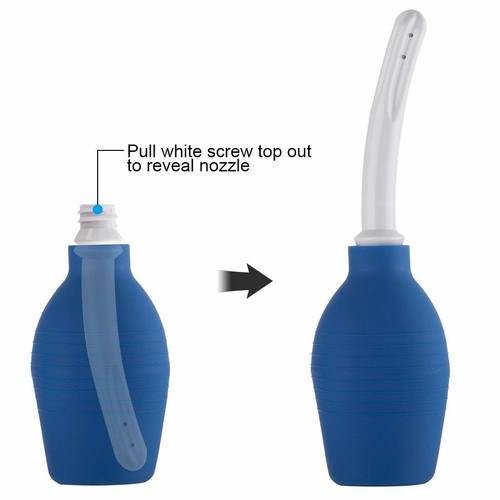 Kit Pulizia Casa Irrigazione Colon Irrigazione Clima Doccia Lampadina Anale/Vaginale Grado Blu - Foto 8 di 12