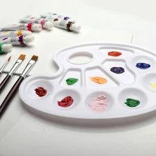 Artist Palette - Professional 10 Section Tray for Dividing Mixing Blending Paint