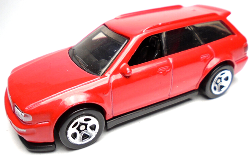 2024 HOT WHEELS '94 AUDI AVANT RS2 WAGON RED 1:64 DIECAST 2 3/4" CAR SILVER RIMS