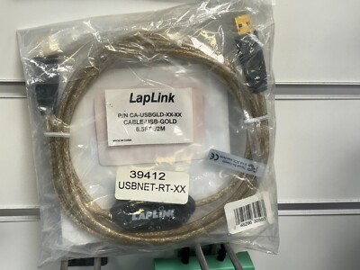 USB Vintage Laplink PC Datenübertragungskabel 2 Meter mit Windows XP Software