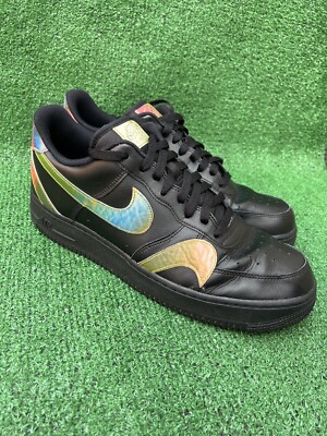 Nike Air Force Low Misplaced Swooshes Shoes Mens Size 13 Ck7214-001  Pre-owned