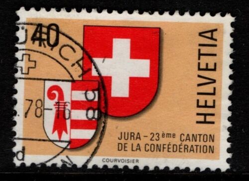 Switzerland Helvetia 1978 Canton of Jura SG966 Used - Afbeelding 1 van 1