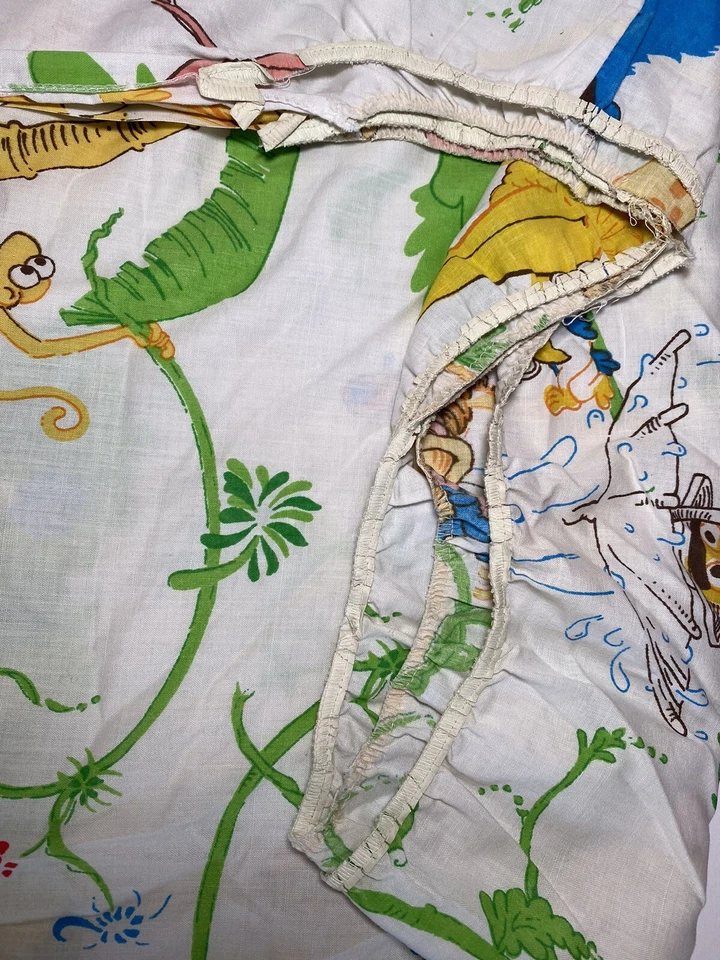 1 hoja plana doble Sesame Street Cookie Monster Ernie Bert Foto 4 de 4