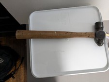 Vintage CRAFTSMAN 24 oz. Head Ball Peen Hammer Made In USA Original Handle