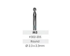 META BesQual M5 Round Laboratory Carbide Bur, HP Shank 2.35mm 1/Pk