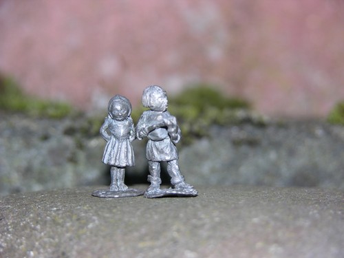 CITADEL VINTAGE FS 62 VILLAGE CHILDREN x2 - Picture 2 of 2