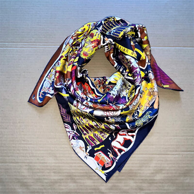 Hermes Silk Scarf Carre 90 Exposition Universelle | eBay Hermes Silk Scarf Carre 90 Exposition Universelle | eBay