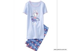 NEW GYMBOREE GIRLS BUNNY PAJAMAS SLEEPWEAR GYMMIES SET SIZES 18-24 MTHS, 3