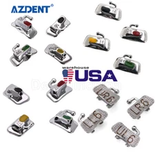 Dental Buccal Tubes 1st/2nd Molar Bondable MBT/Roth 018/022 Non-convertible