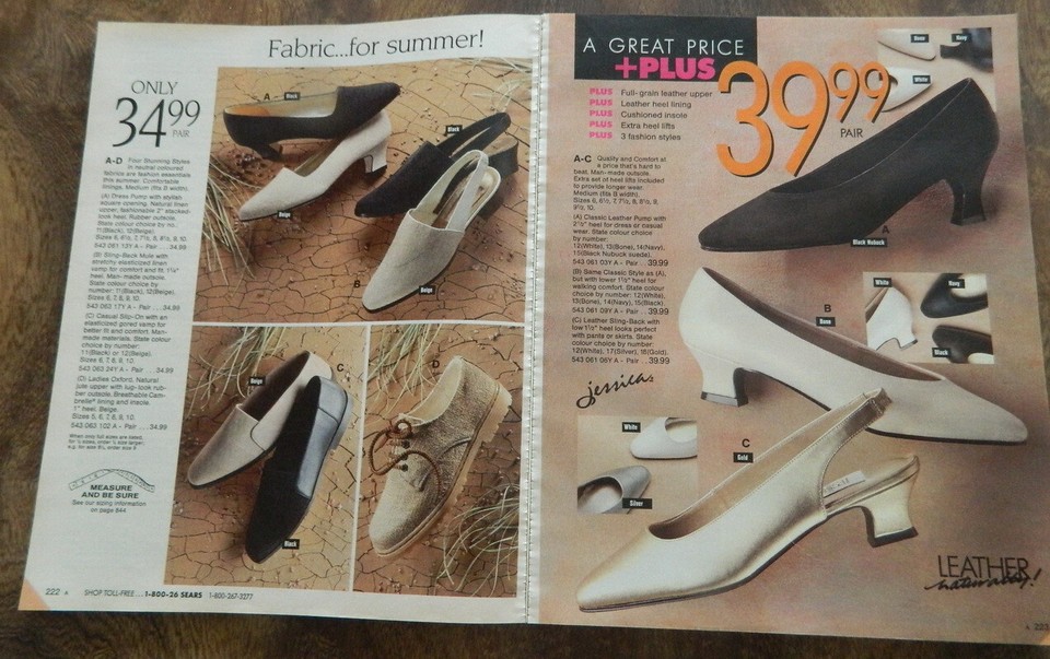 two 1995 SEARS CATALOGS SPRING & SUMMER / FALL & WINTER one price for 2